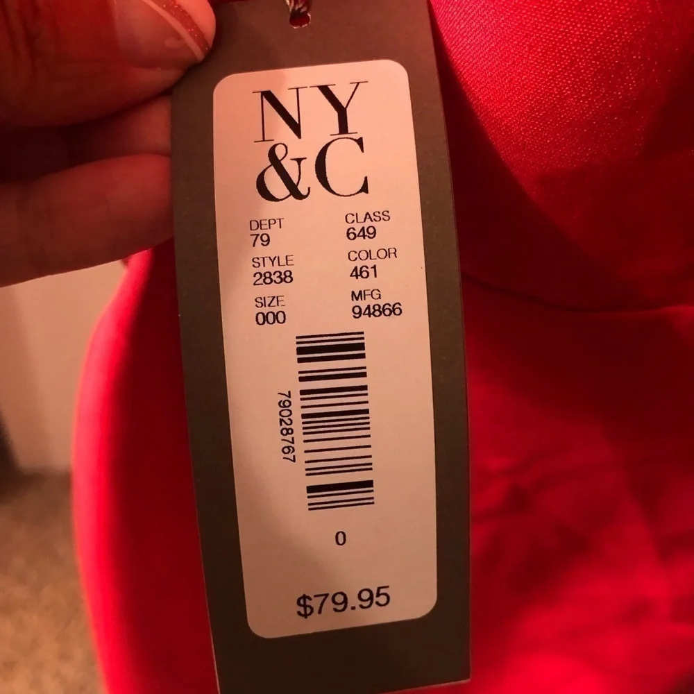 Eva Mendes Pink Hoda Flare Dress Size 0 NWT